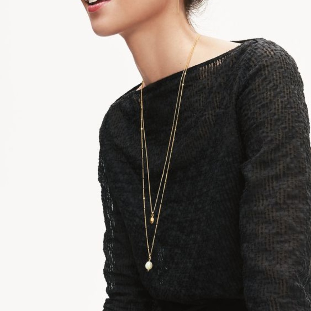 Delicate Double Pearl Necklace